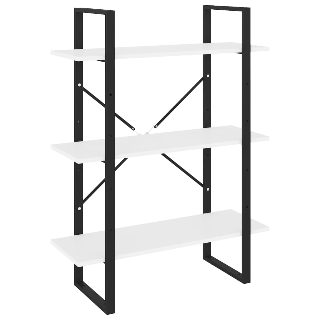 Bibliothèque blanc 80x30x105 cm bois d'ingénierie Bibliothèques vidaXL