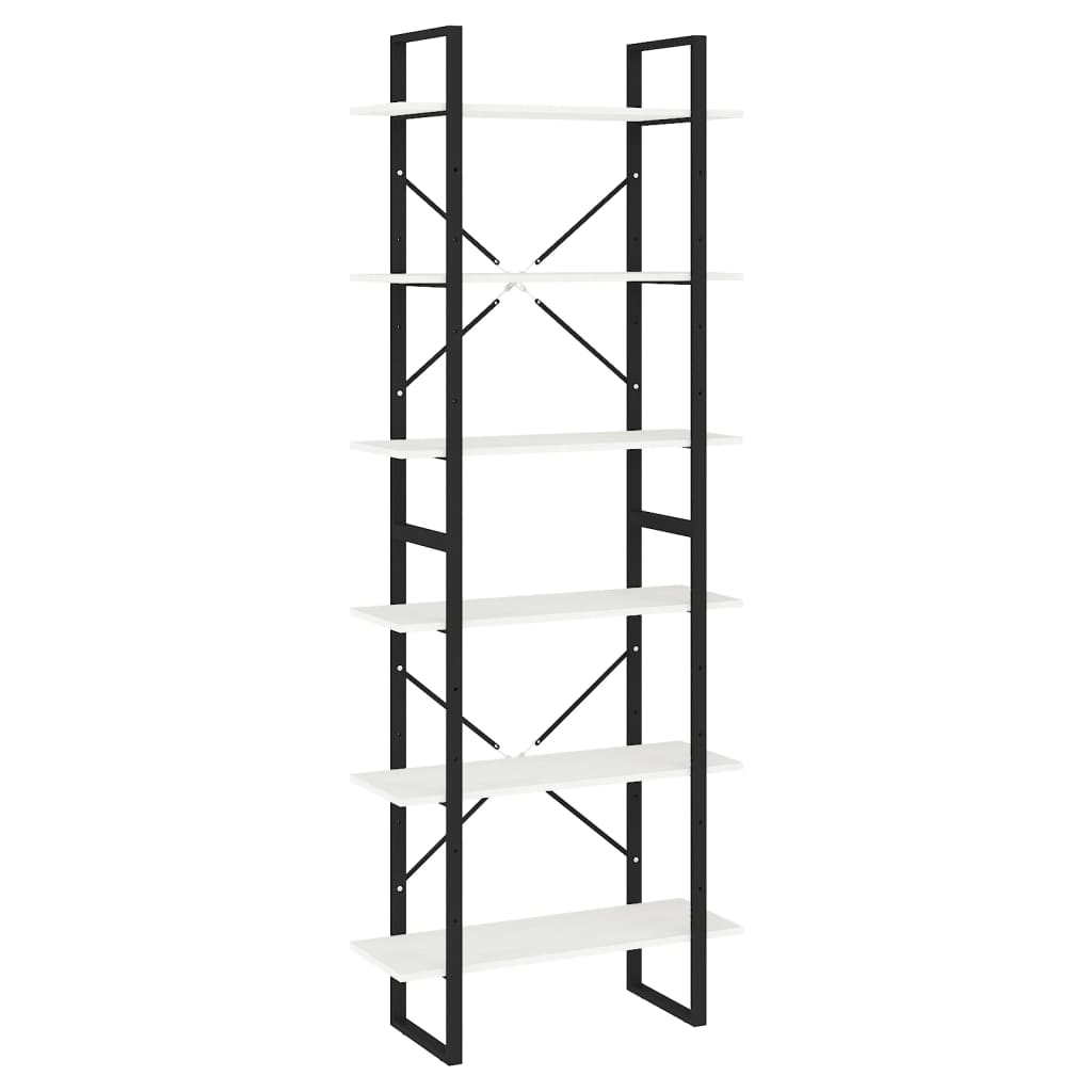Armoire haute Blanc 80x30x210 cm Bois de pin solide - XIOS