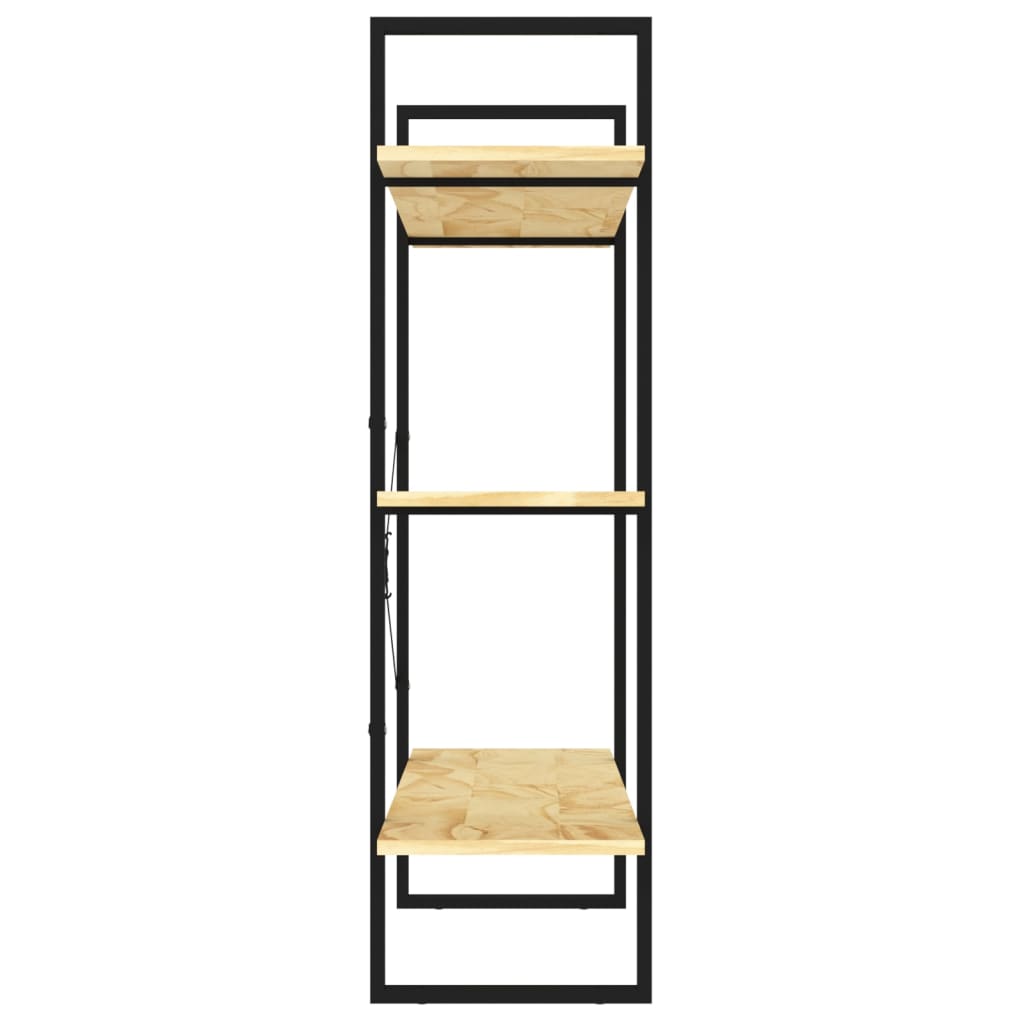 Bibliothèque à 3 niveaux 100x30x105 cm Bois de pin massif - XIOS