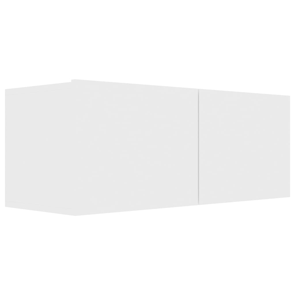 Meubles TV 4 pcs Blanc 80x30x30 cm Bois d'ingénierie - XIOS