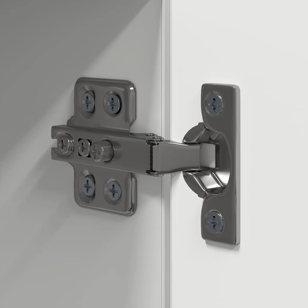 Ensemble de meubles TV 10 pcs Blanc Bois d'ingénierie