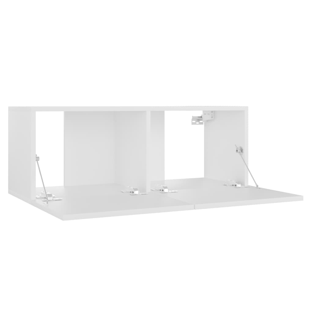 Ensemble de meubles TV 3 pcs Blanc Bois d'ingénierie - XIOS