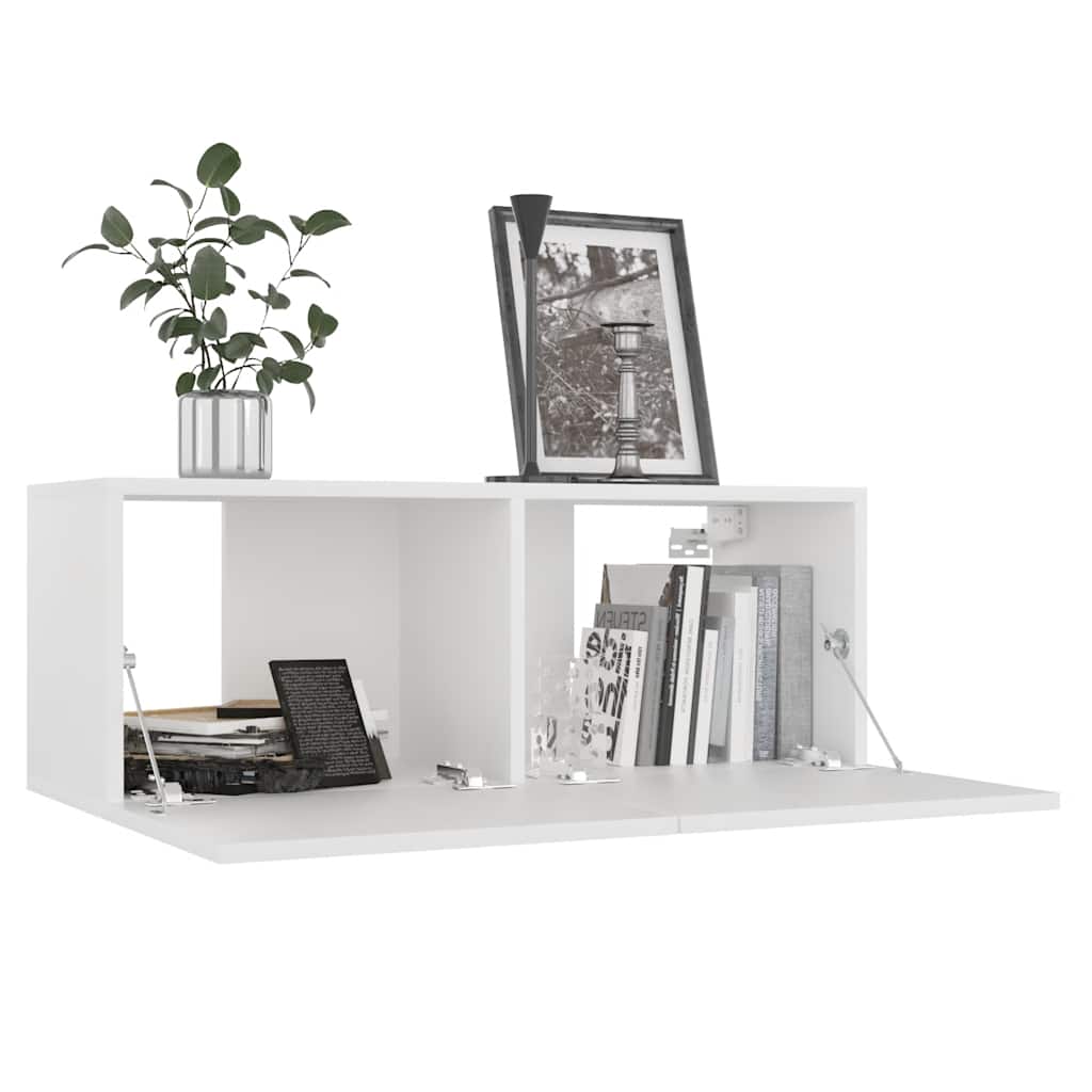 Ensemble de meubles TV 5 pcs Blanc Bois d'ingénierie - XIOS