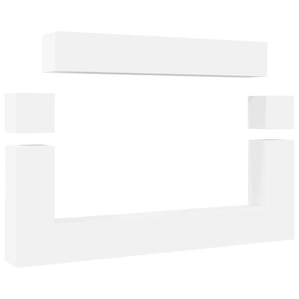 Ensemble de meubles TV 8 pcs Blanc Bois d'ingénierie - XIOS
