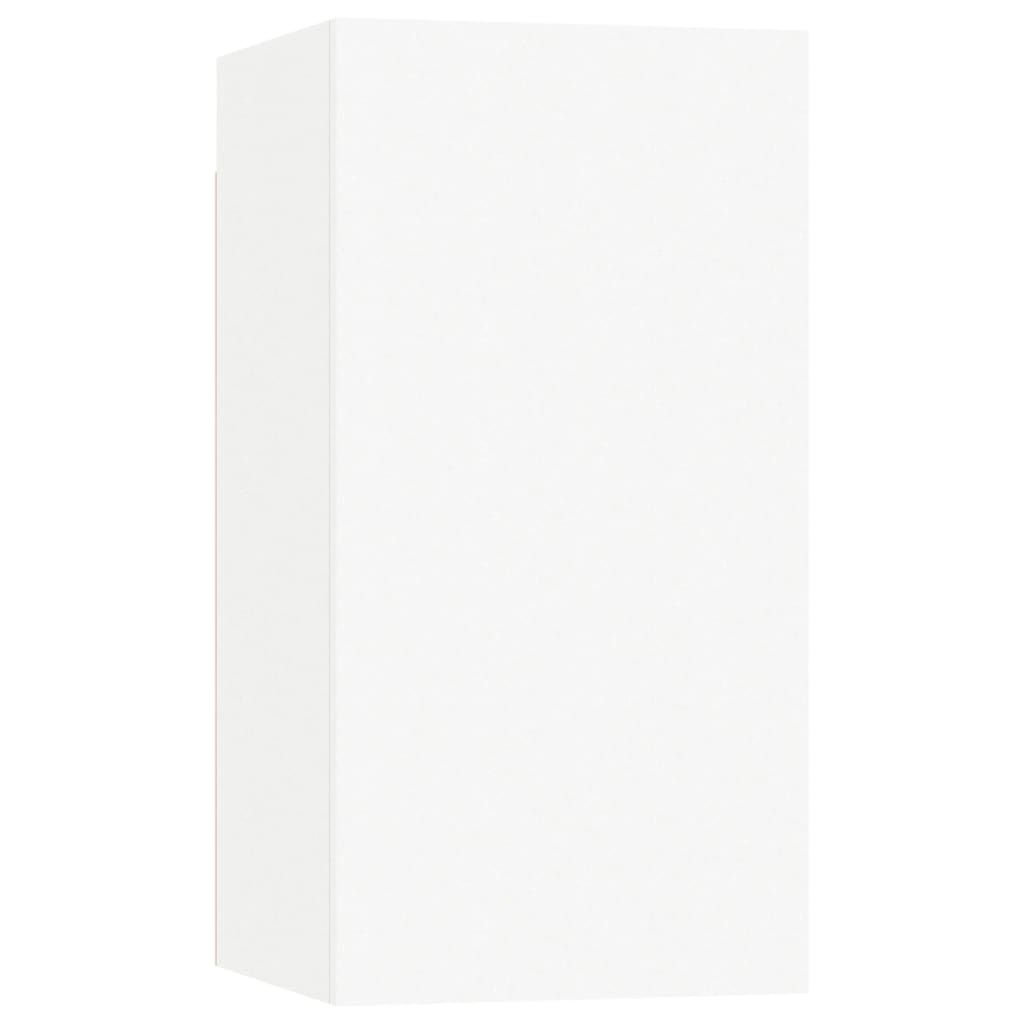 Ensemble de meuble TV 9 pcs Blanc Bois d'ingénierie - XIOS