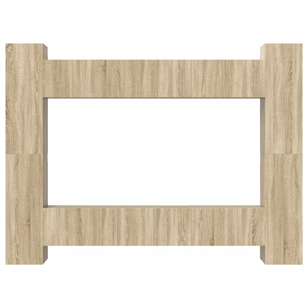 Ensemble de meubles TV 10 pcs Chêne sonoma Bois d'ingénierie - XIOS