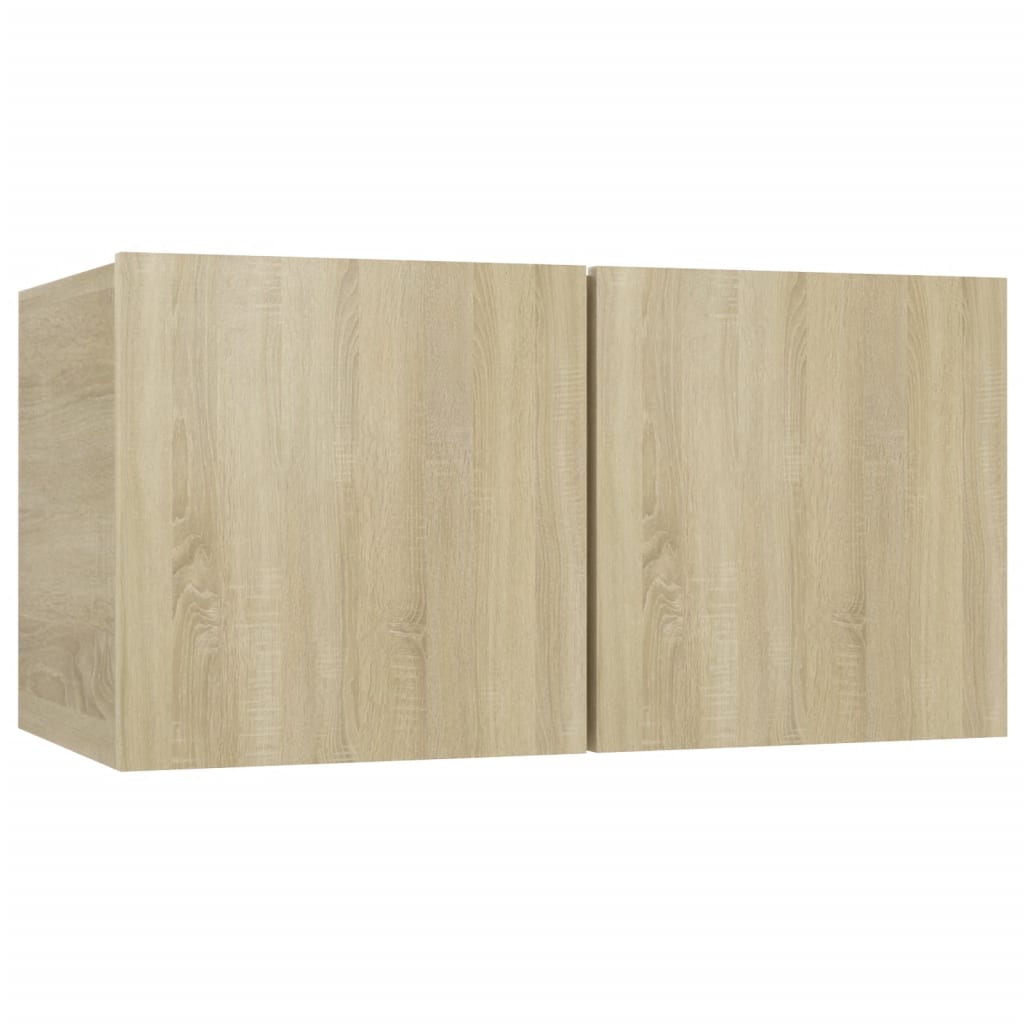 Ensemble de meuble TV 4 pcs Chêne sonoma Bois d'ingénierie - XIOS