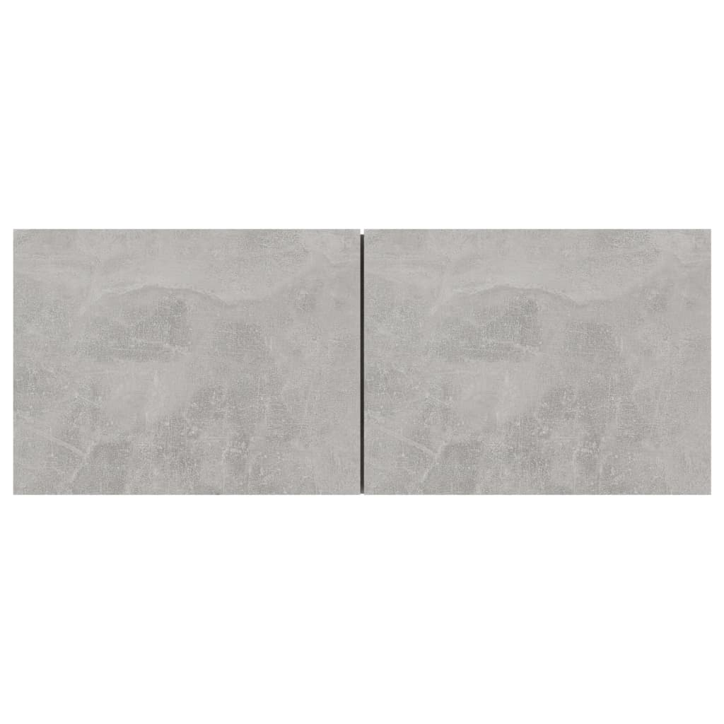 Meubles TV 4 pcs Gris béton 80x30x30 cm Bois d'ingénierie - XIOS