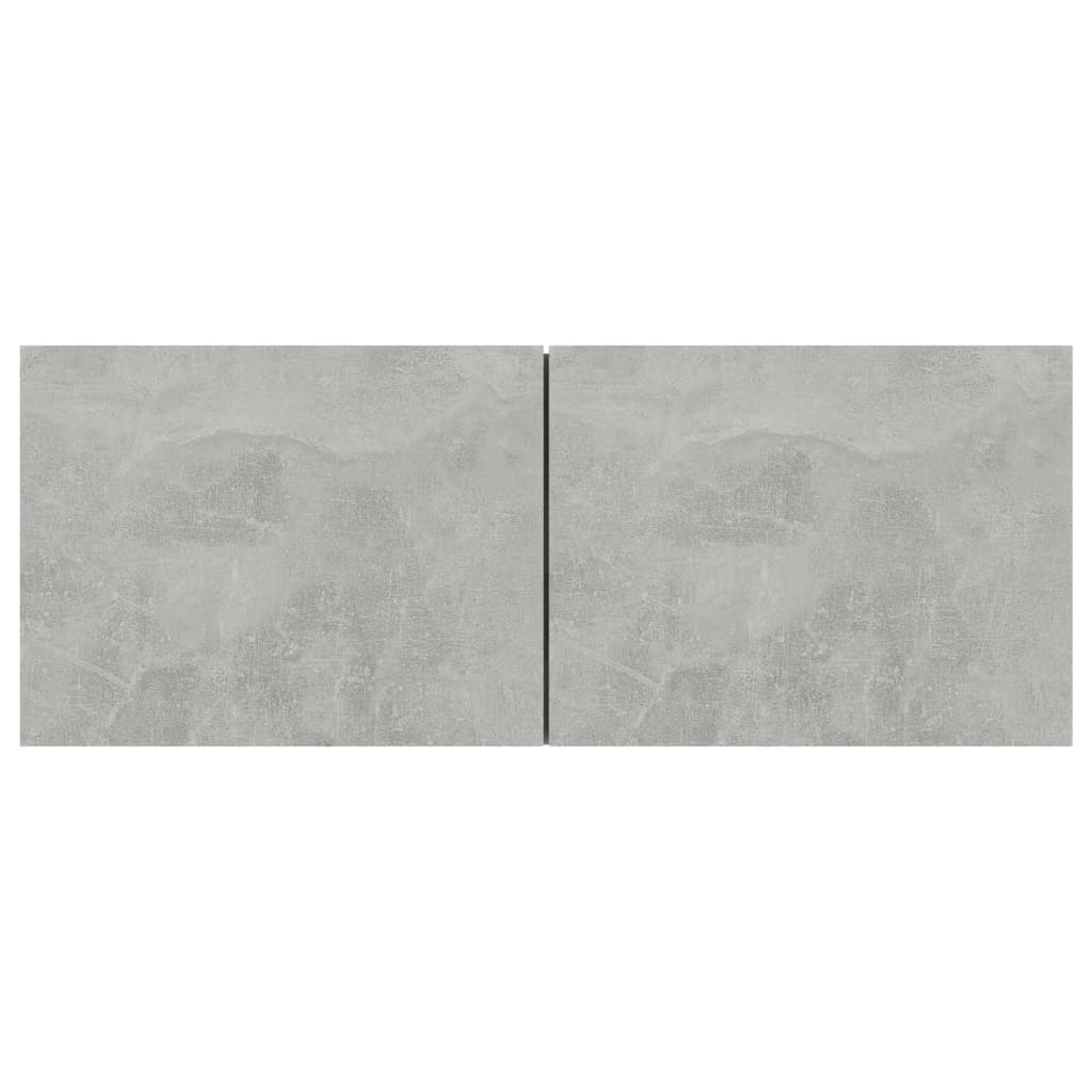 Meubles TV 3 pcs Gris béton Bois d'ingénierie - XIOS