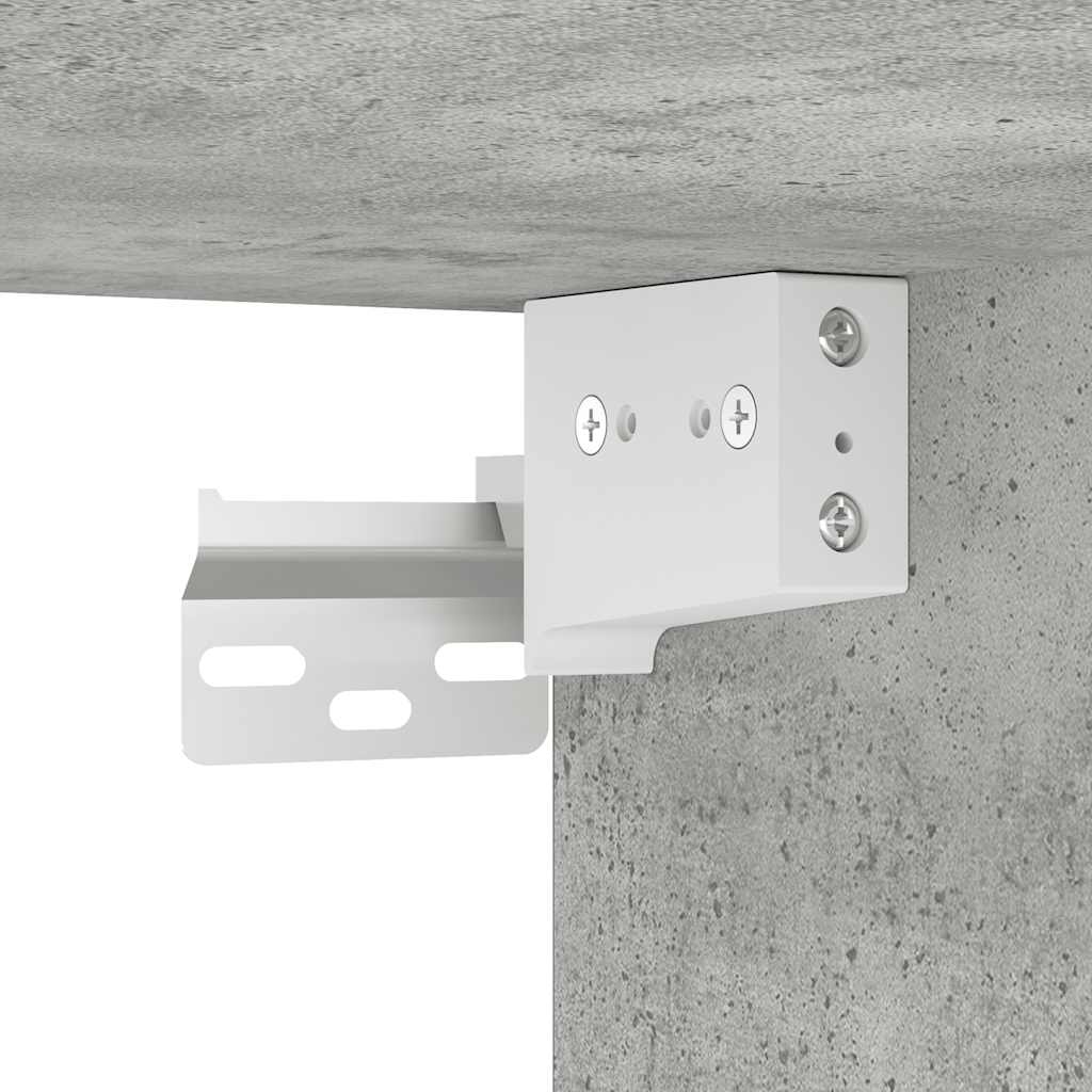 Ensemble de meubles TV 10 pcs Gris béton Bois d'ingénierie - XIOS
