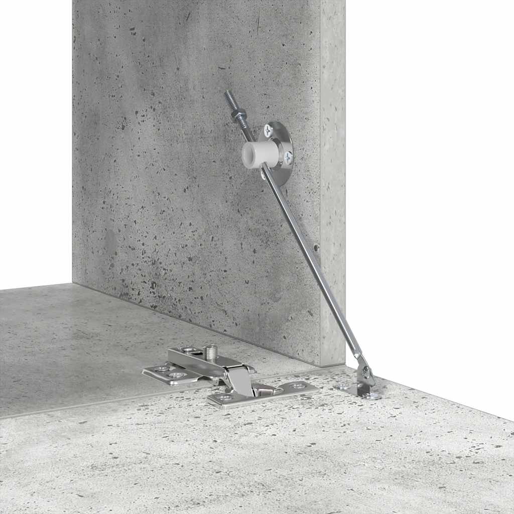 Ensemble de meubles TV 10 pcs Gris béton Bois d'ingénierie - XIOS