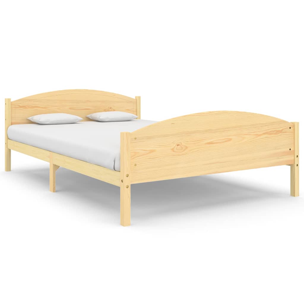 Cadre de lit sans matelas bois massif de pin 160x200 cm - XIOS