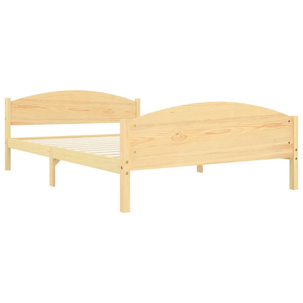 Cadre de lit sans matelas bois massif de pin 160x200 cm - XIOS
