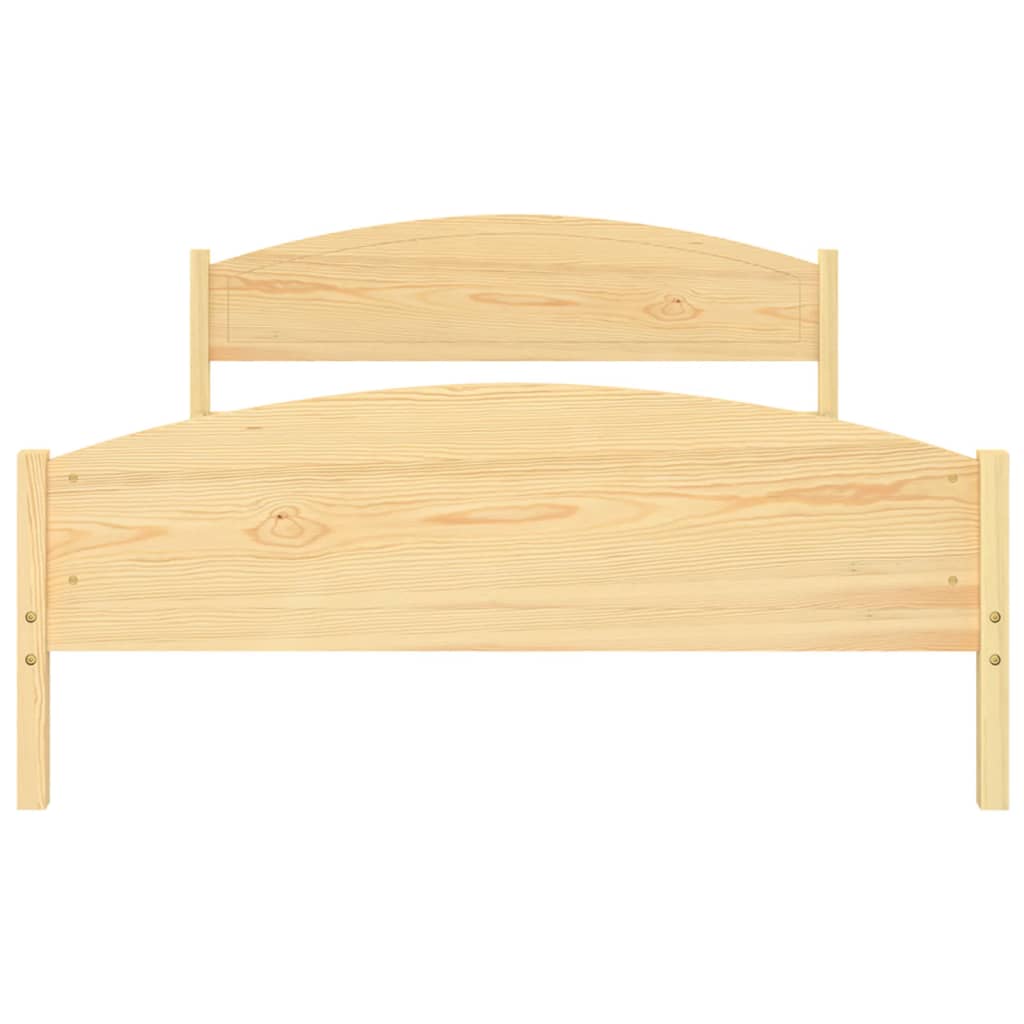 Cadre de lit sans matelas bois massif de pin 160x200 cm - XIOS