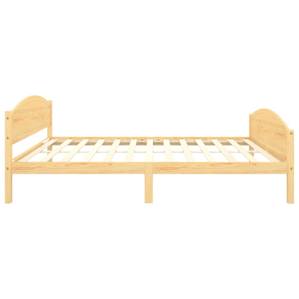 Cadre de lit sans matelas bois massif de pin 160x200 cm - XIOS
