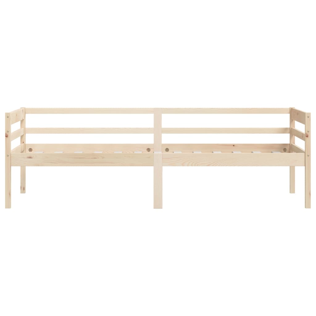 Cadre de lit sans matelas bois de pin massif 90x200 cm - XIOS