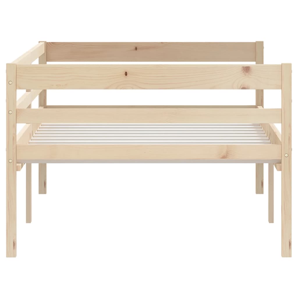 Cadre de lit sans matelas bois de pin massif 90x200 cm - XIOS