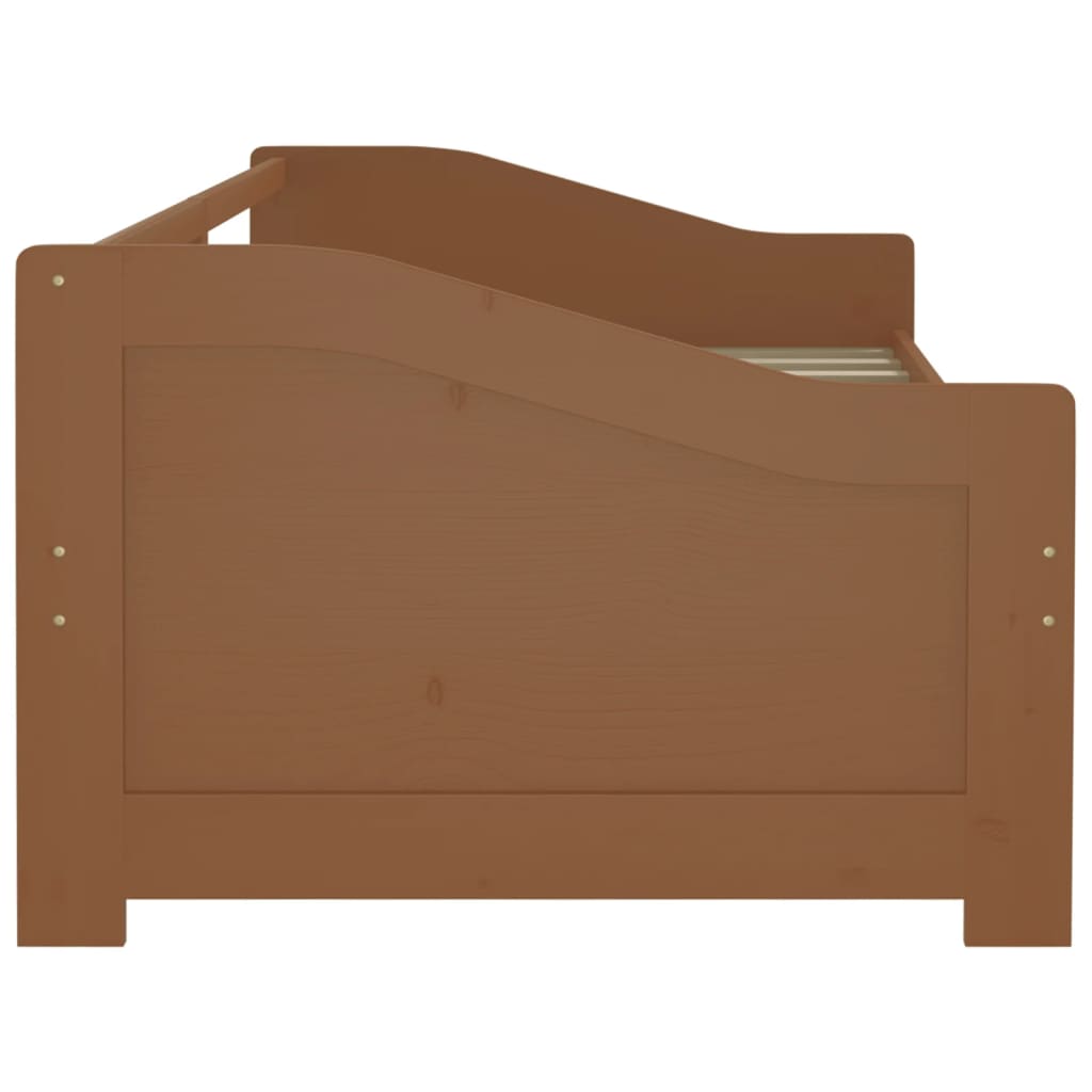 Lit de repos 3 places sans matelas Marron miel 90x200 cm - XIOS