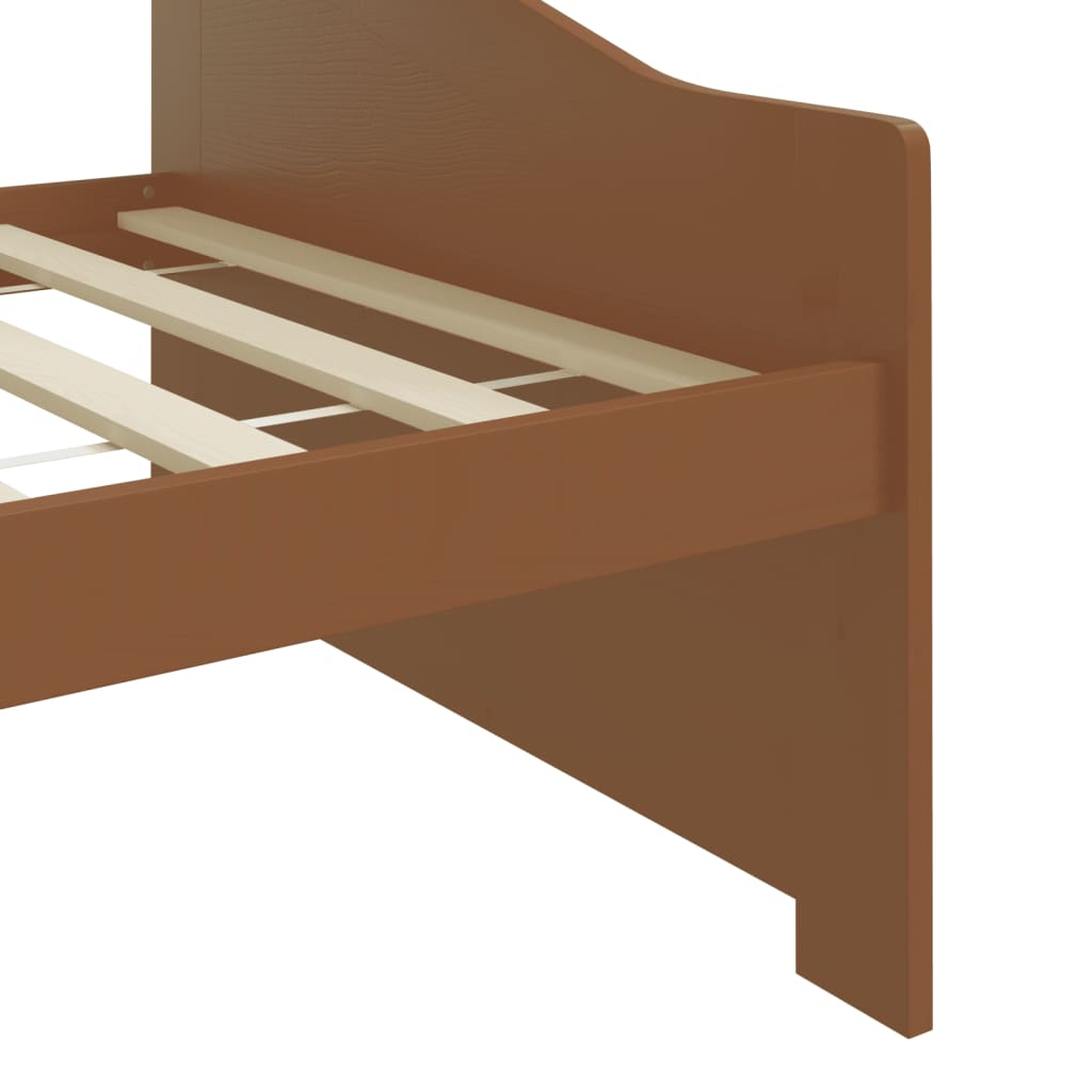 Lit de repos 3 places sans matelas Marron miel 90x200 cm - XIOS