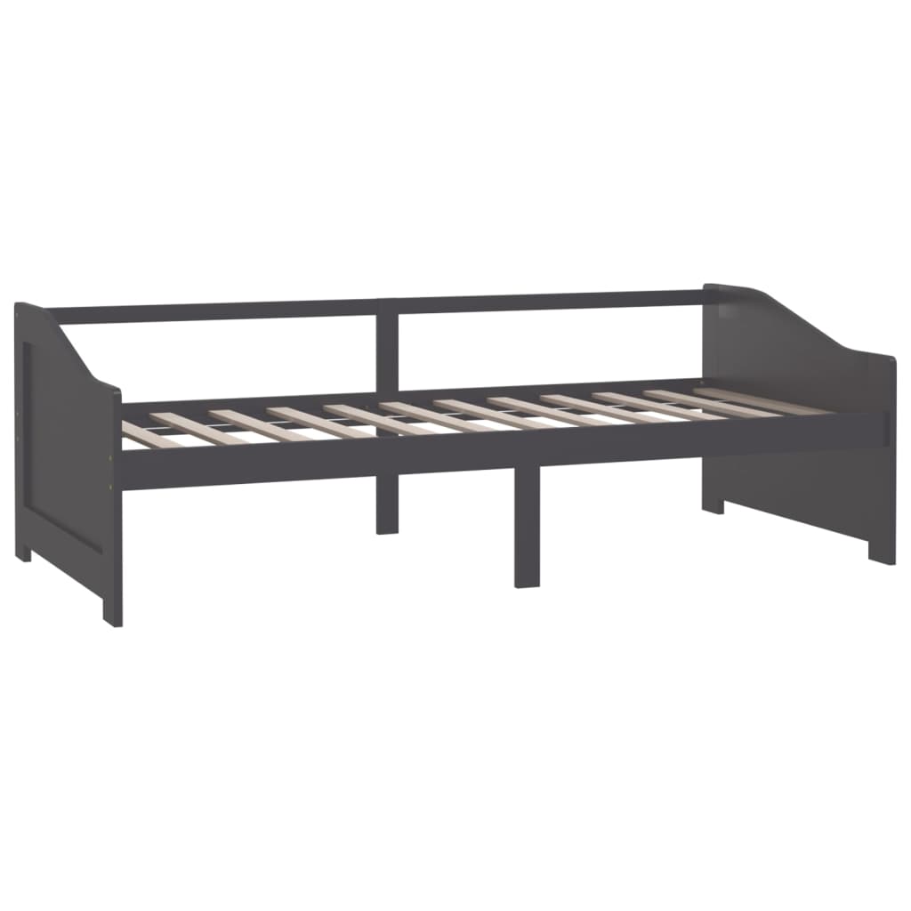 Lit de repos 3 places sans matelas Gris foncé 90x200 cm - XIOS