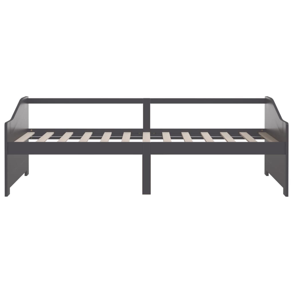 Lit de repos 3 places sans matelas Gris foncé 90x200 cm - XIOS