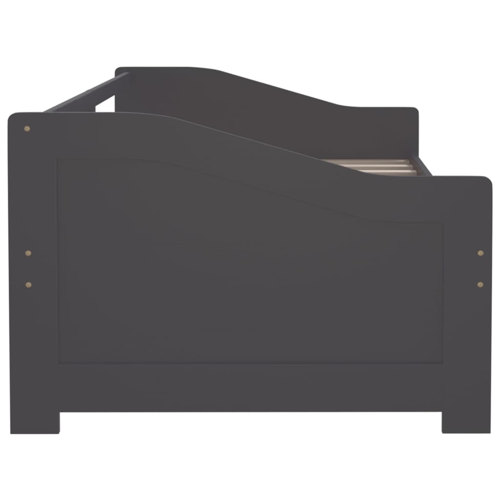 Lit de repos 3 places sans matelas Gris foncé 90x200 cm - XIOS