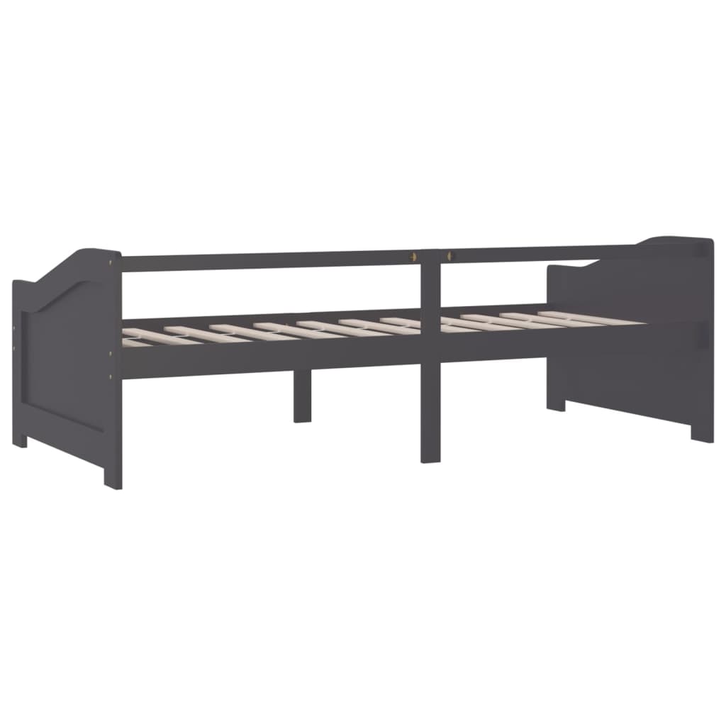 Lit de repos 3 places sans matelas Gris foncé 90x200 cm - XIOS