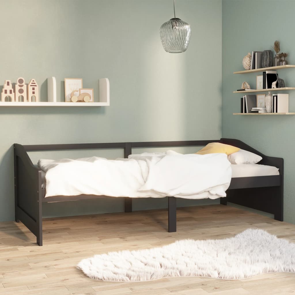 Lit de repos 3 places sans matelas Gris foncé 90x200 cm - XIOS