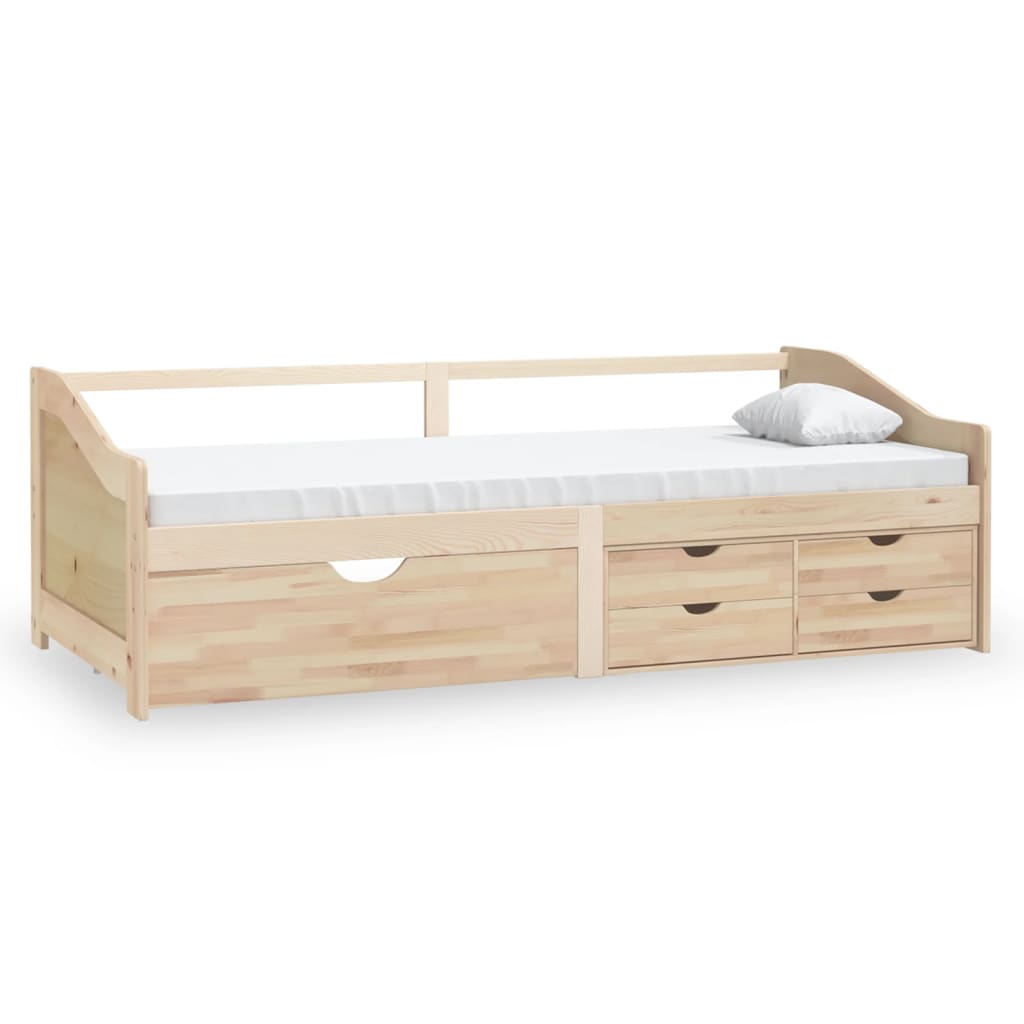 Lit de repos 3 places sans matelas Bois de pin massif 90x200 cm - XIOS