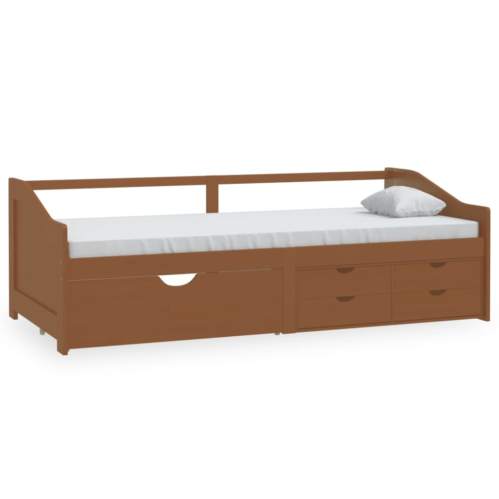 Lit de repos 3 places sans matelas Bois de pin massif 90x200 cm - XIOS