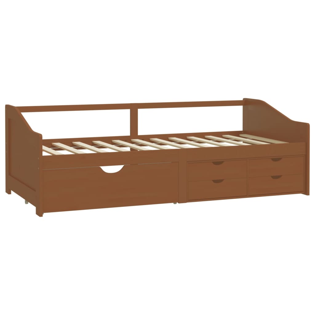 Lit de repos 3 places sans matelas Bois de pin massif 90x200 cm - XIOS