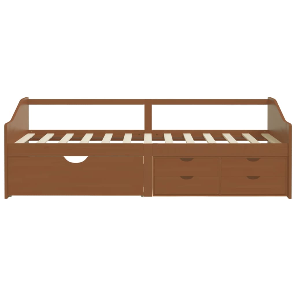 Lit de repos 3 places sans matelas Bois de pin massif 90x200 cm - XIOS