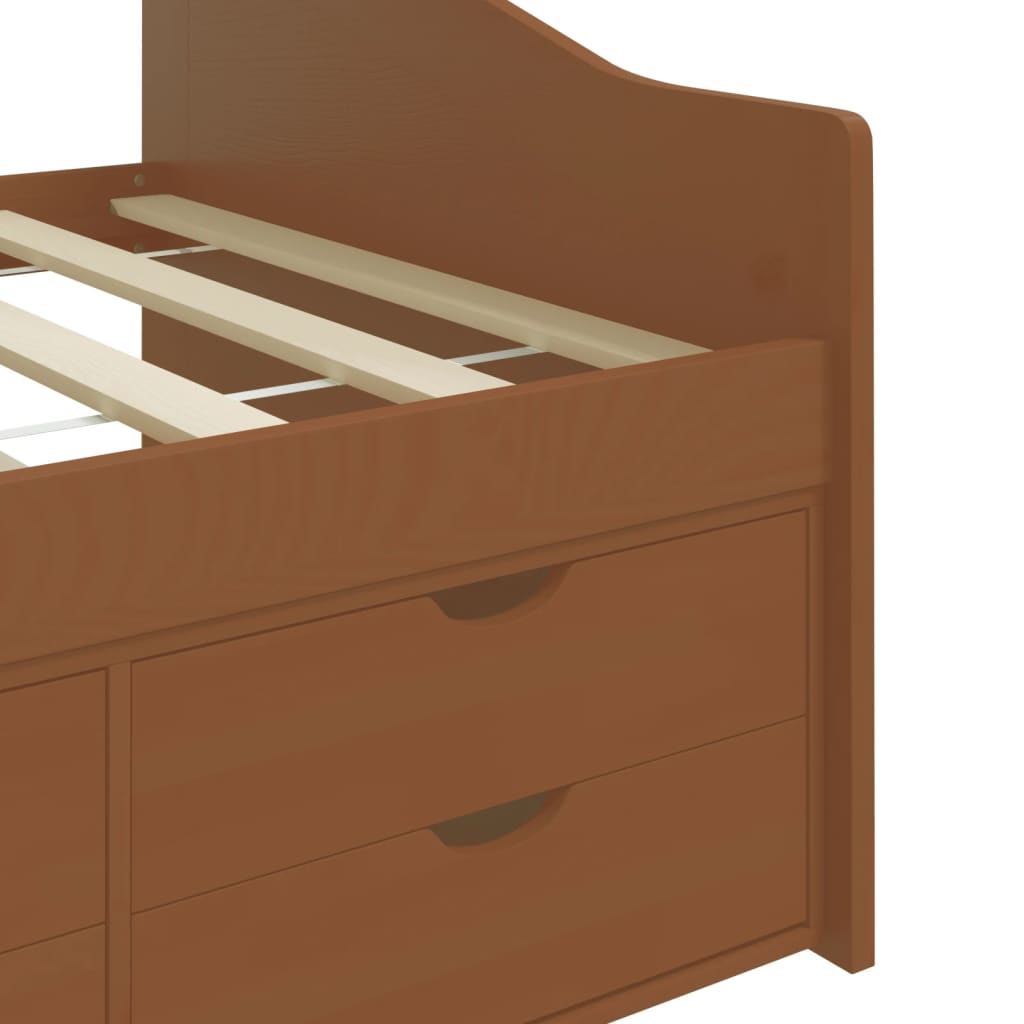 Lit de repos 3 places sans matelas Bois de pin massif 90x200 cm - XIOS