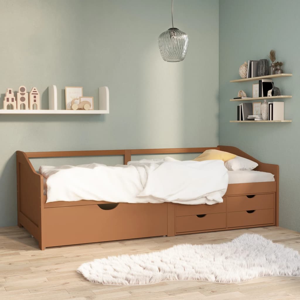 Lit de repos 3 places sans matelas Bois de pin massif 90x200 cm - XIOS