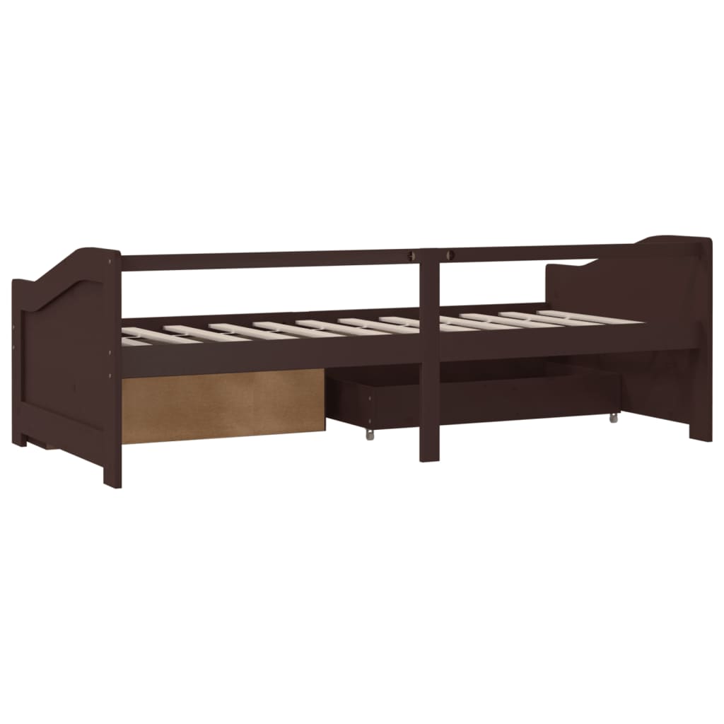 Lit de repos 3 places sans matelas Bois de pin massif 90x200 cm - XIOS