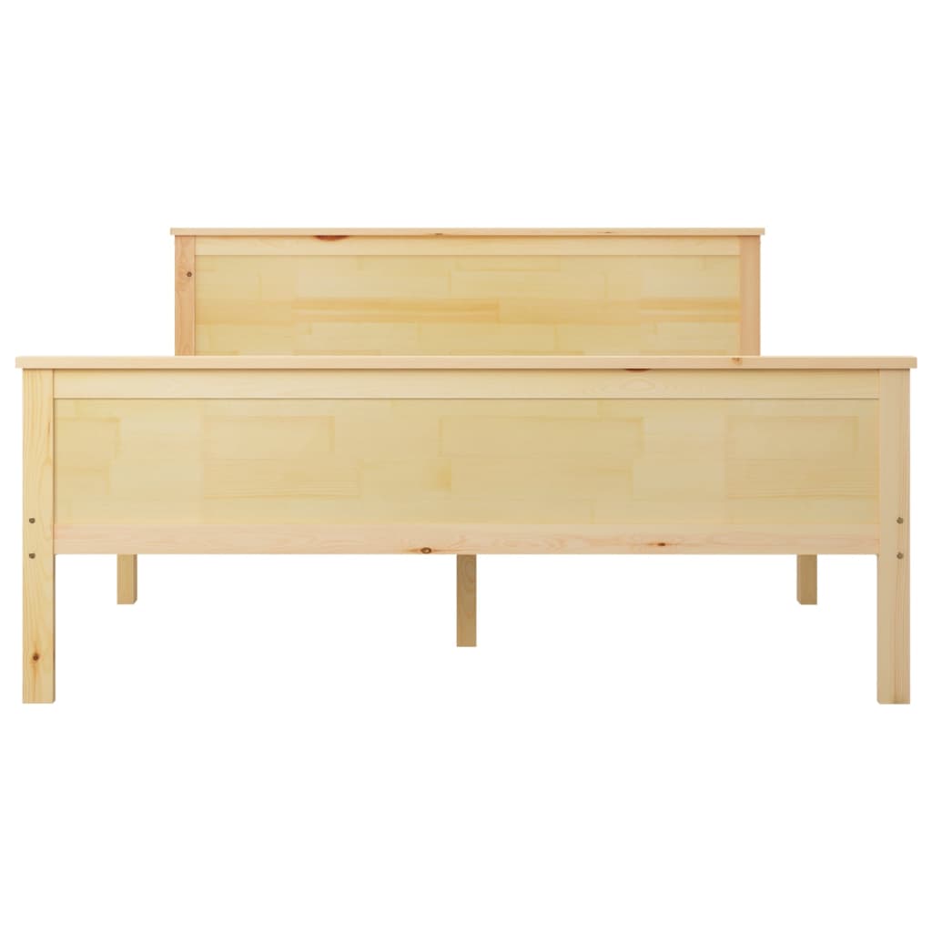 Cadre de lit sans matelas bois massif de pin 140x200 cm - XIOS
