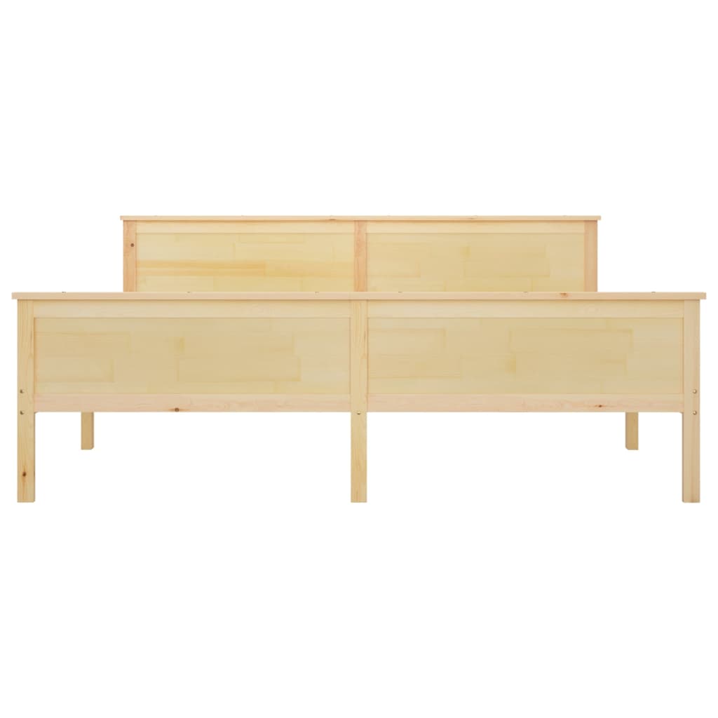 Cadre de lit sans matelas bois massif de pin 180x200 cm - XIOS
