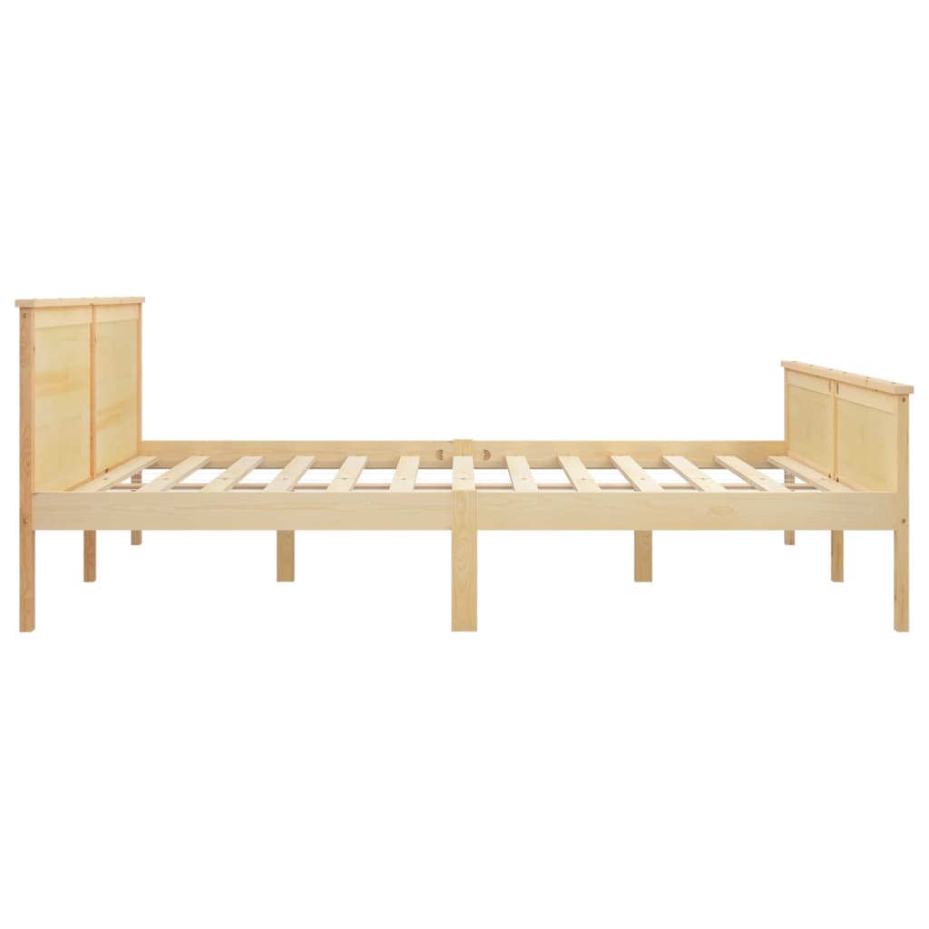 Cadre de lit sans matelas bois massif de pin 180x200 cm - XIOS