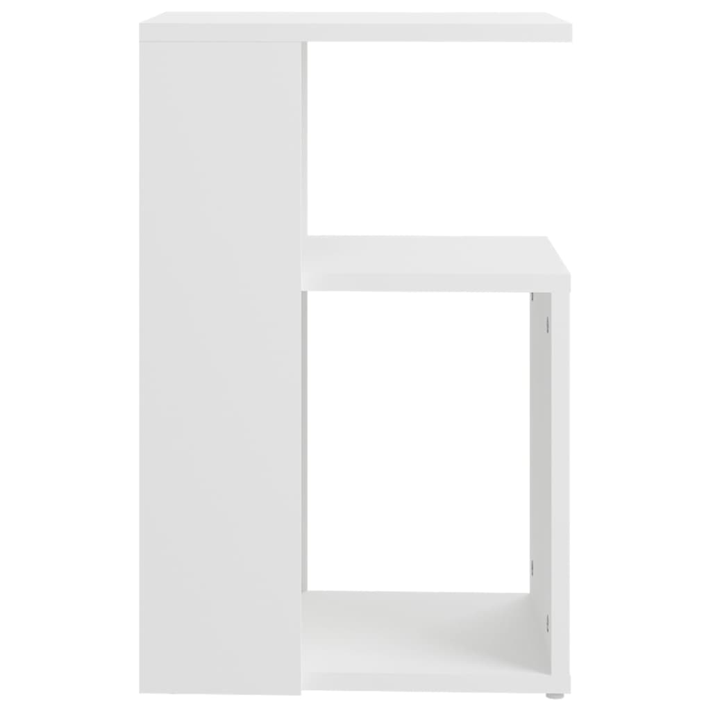 Table d'appoint Blanc 36x30x56 cm Bois d’ingénierie - XIOS