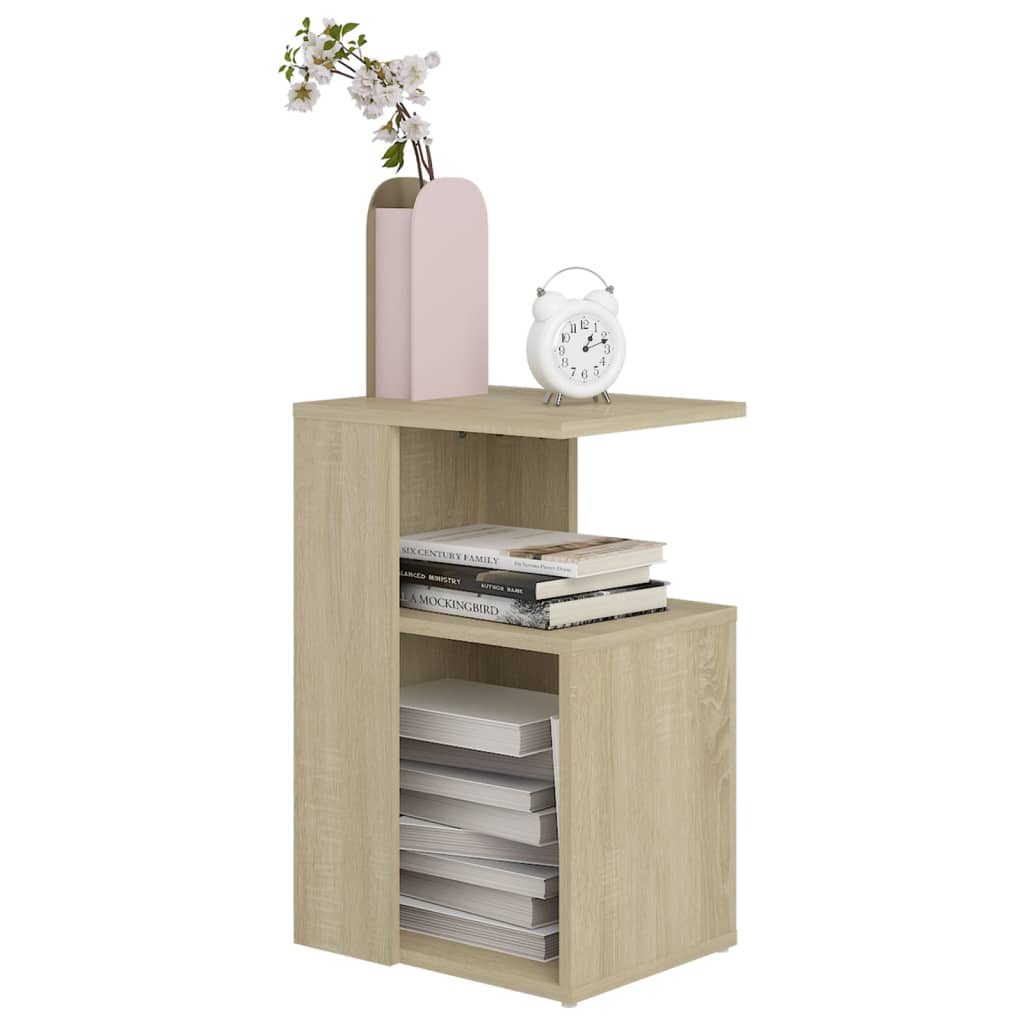 Table d'appoint Chêne sonoma 36x30x56 cm Bois d’ingénierie - XIOS