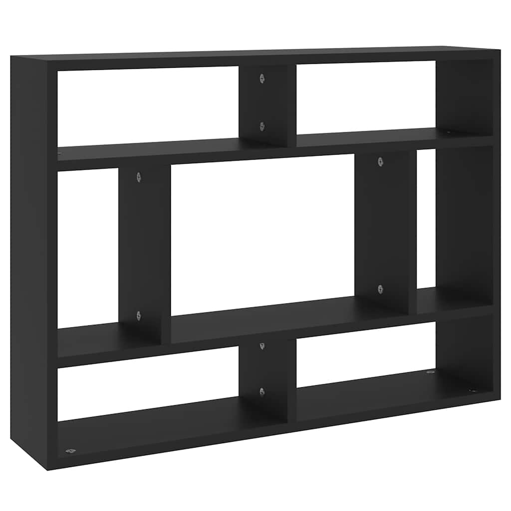 Étagère murale Noir 75x16x55 cm Bois d'ingénierie - XIOS