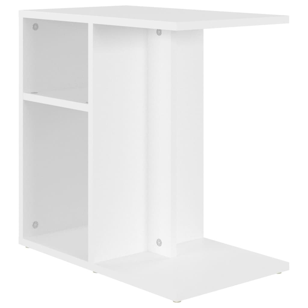 Table d'appoint Blanc 50x30x50 cm Bois d’ingénierie - XIOS