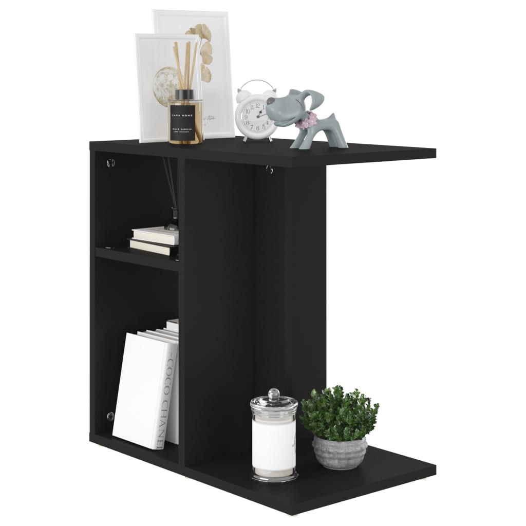 Table d'appoint Noir 50x30x50 cm Bois d’ingénierie - XIOS