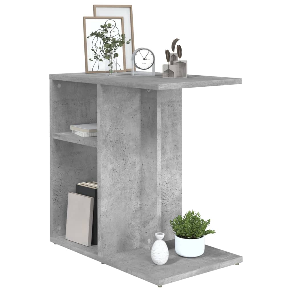 Table d'appoint Gris béton 50x30x50 cm Bois d’ingénierie - XIOS