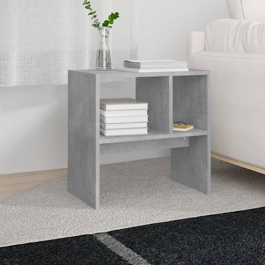 Table d'appoint Gris béton 50x30x50 cm Bois d’ingénierie - XIOS