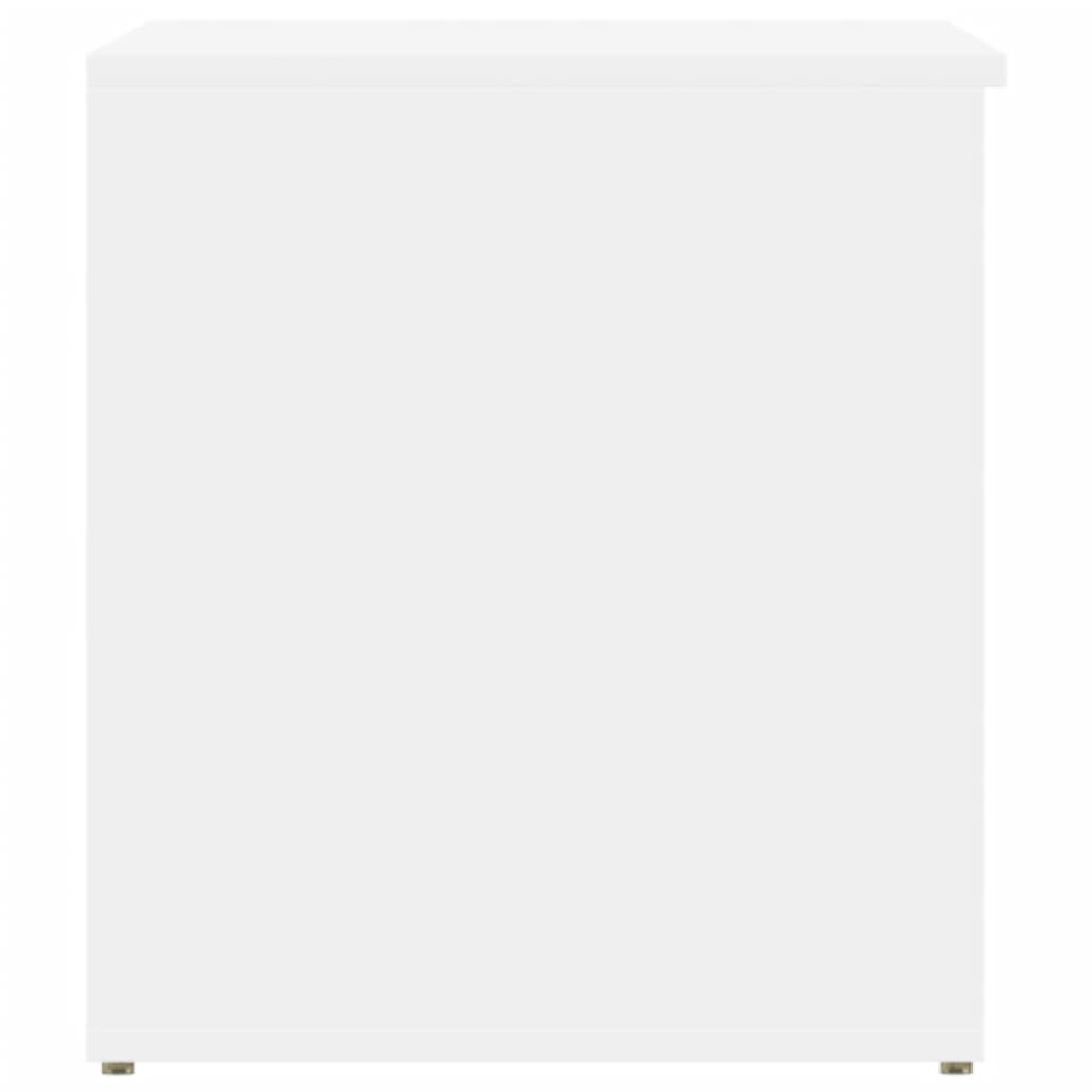 Coffre de rangement Blanc 84x42x46 cm Bois d'ingénierie - XIOS