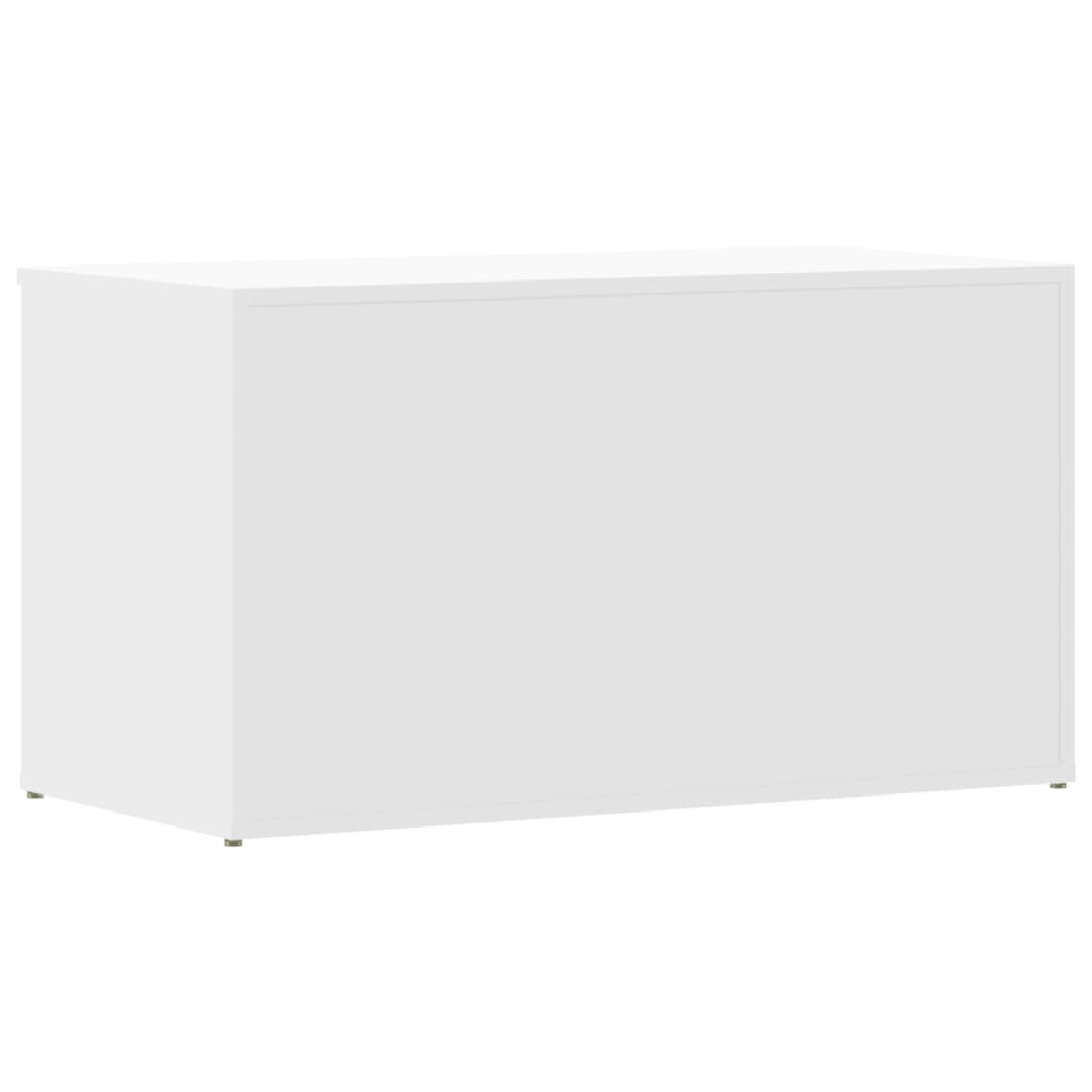 Coffre de rangement Blanc 84x42x46 cm Bois d'ingénierie - XIOS