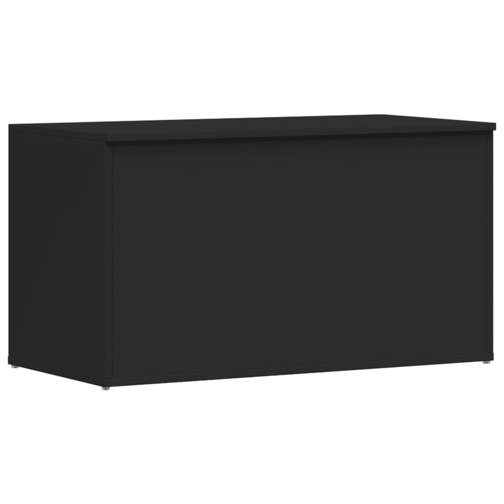 Coffre de rangement Noir 84x42x46 cm Bois d'ingénierie - XIOS