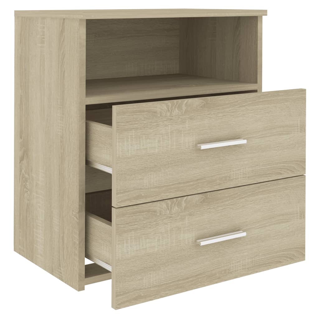 Tables de chevet 2 pcs Chêne sonoma 50x32x60 cm - XIOS