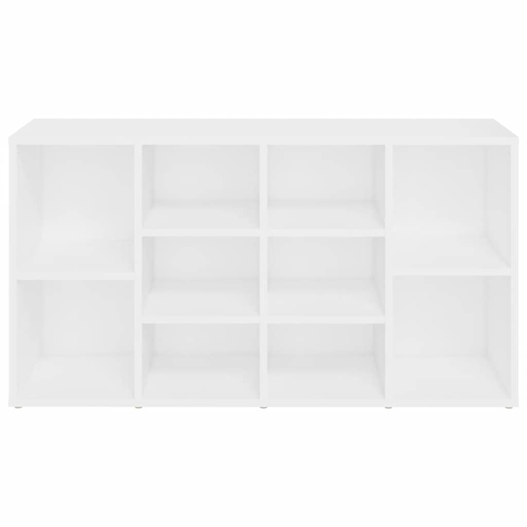 Banc à chaussures Blanc 103x30x55 cm Bois d’ingénierie - XIOS